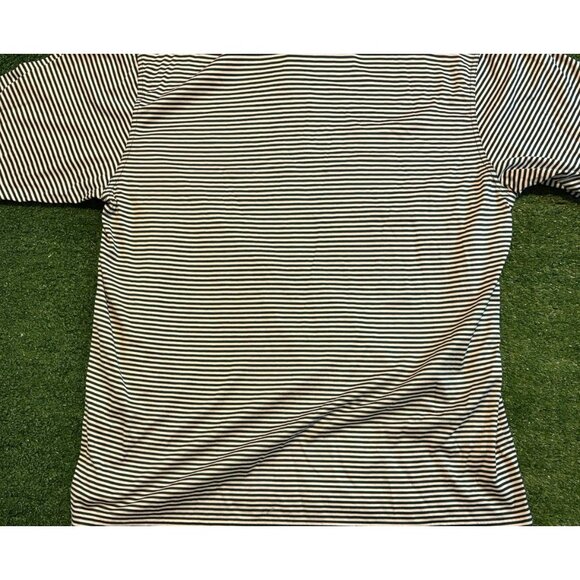 The Masters polo mens XL green white vintage pima cotton Amens corner retro Q - Picture 9 of 11